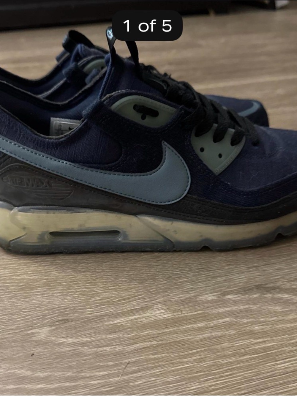 Nike Air Max 90
Terrescape 
Shoe box included 
Only worn 1 time